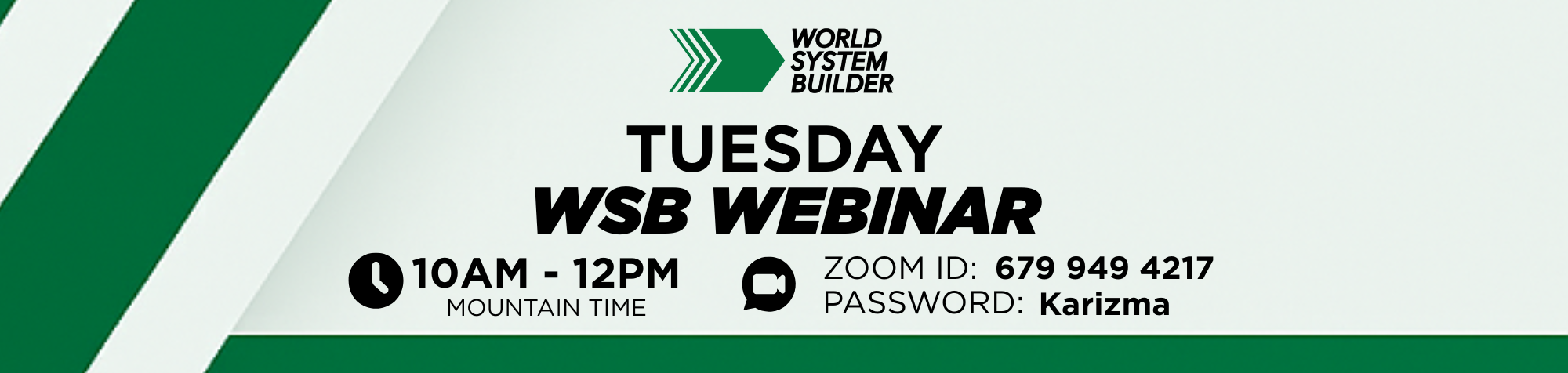 Tuesday WSB Webinar banner