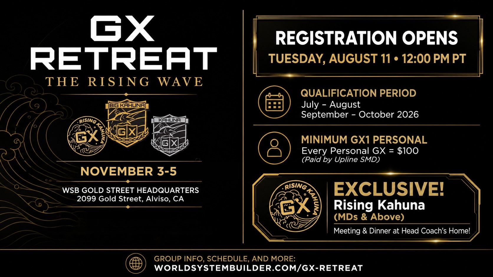 GX Retreat 2026: Registration banner